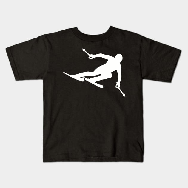 Ski Kids T-Shirt by Designzz